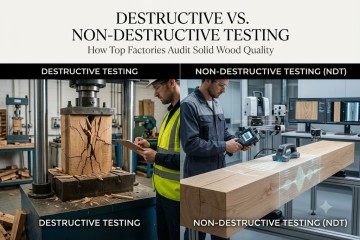 Destructive Testing vs. Non-Destructive Testing (NDT): How Top Factories Audit Solid Wood Quality
